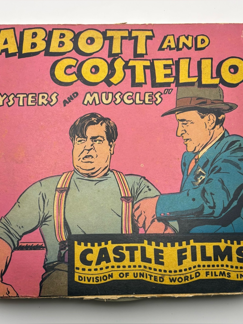 16mm Castle Films Abbot & Costello, Oysters and Muscles 1946 Black & White